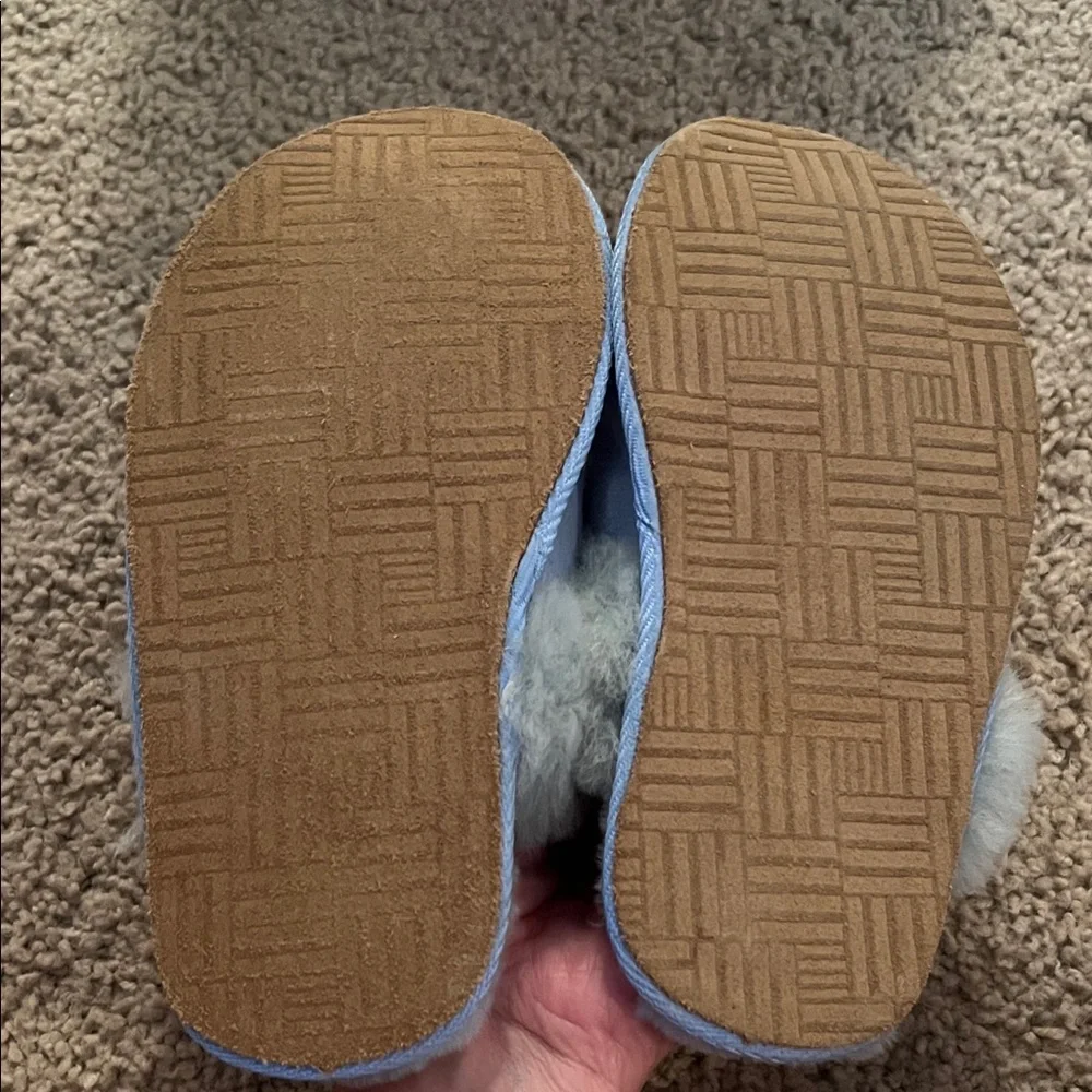 Lands' End Blue Kids Slippers